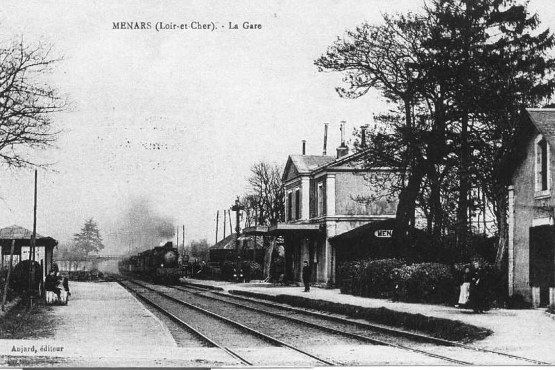 Arrivee du train en gare 1928