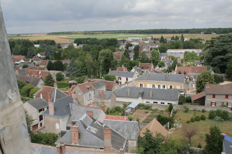Ménars vu du clocher